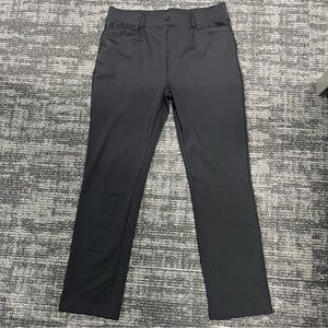 Black Straight Leg Dress Pants